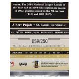 2003 Playoff Portraits Albert Pujols Baseball Card #31 PSA 7