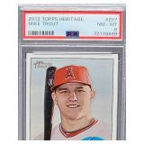 2012 Topps Mike Trout Baseball Card #207 PSA 8