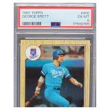 1987 Topps George Brett Baseball Card #400 PSA 6