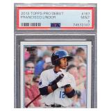 2013 Topps Francisco Lindor Pro Debut Baseball Card #167 PSA 9