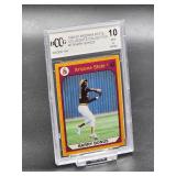 1990-91 Arizona State Collegiate Collection Barry Bonds Baseball Card #7 Beckett 10