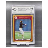 1990-91 Arizona State Collegiate Collection Barry Bonds Baseball Card #7 Beckett 10