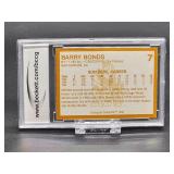 1990-91 Arizona State Collegiate Collection Barry Bonds Baseball Card #7 Beckett 10