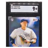 2017 Topps Aaron Judge Rookie Card #20 SGC 9