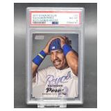 2017 Stadium Club Salvador Perez Baseball Card #31 PSA 8