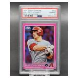 2015 Topps Chrome Paul Goldschmidt Pink Refractor Baseball Card #106 PSA 10