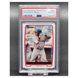 2012 Bowman Prospects Francisco Lindor Rookie Card #BP3 PSA 10