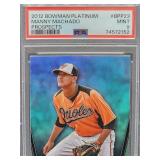 2012 Bowman Platinum Manny Machado Prospects Baseball Card #BPP23 PSA 9
