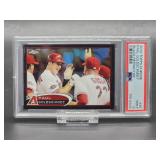 2012 Topps Chrome Paul Goldschmidt Black Refractor Baseball Card #35 PSA 9