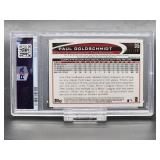 2012 Topps Chrome Paul Goldschmidt Black Refractor Baseball Card #35 PSA 9