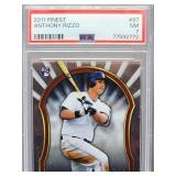2011 Topps Finest Anthony Rizzo Rookie Card #97 PSA 7