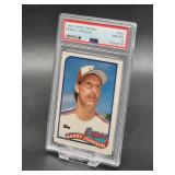 1989 Topps Tiffany Randy Johnson Rookie Card #647 PSA 8