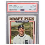 2005 Topps Justin Verlander Rookie Card #677 PSA 10
