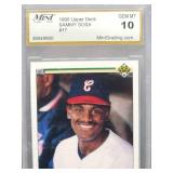 1990 Upper Deck Sammy Sosa Rookie Card #17 Mint 10