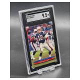 2003 Fleer Ultra Tom Brady Football Card #114 SGC 9.5