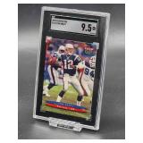 2003 Fleer Ultra Tom Brady Football Card #114 SGC 9.5