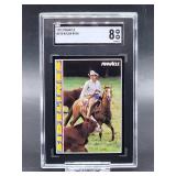 1992 Pinnacle Nolan Ryan Baseball Card #294 SGC 8
