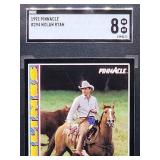 1992 Pinnacle Nolan Ryan Baseball Card #294 SGC 8