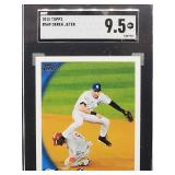 2010 Topps Derek Jeter Baseball Card #549 SGC 9.5