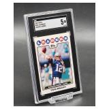 2008 Topps Tom Brady Football Card #286 SGC 5