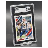 2019 Donruss Tom Brady Football Card #162 SGC 10
