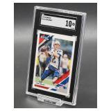 2019 Donruss Tom Brady Football Card #162 SGC 10