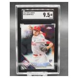2016 Topps Chrome Aaron Nola Baseball Card #114 SGC 9.5