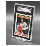 1991-92 Topps Wayne Gretzky Hockey Card #520 SGC 7
