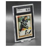 1991-92 Topps Wayne Gretzky Hockey Card #321 SGC 8.5