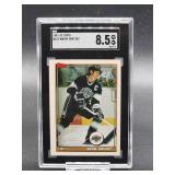 1991-92 Topps Wayne Gretzky Hockey Card #321 SGC 8.5