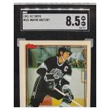 1991-92 Topps Wayne Gretzky Hockey Card #321 SGC 8.5