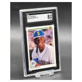 1990 Upper Deck Ken Griffey Jr. 2nd Year Baseball Card #156 SGC 8