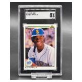 1990 Upper Deck Ken Griffey Jr. 2nd Year Baseball Card #156 SGC 8