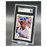 1990 Upper Deck Ken Griffey Jr. 2nd Year Baseball Card #156 SGC 8