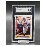 1993 Topps Ken Griffey Jr. Baseball Card #179 SGC 8