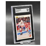 1991-92 Upper Deck Wayne Gretzky Hockey Card #13 SGC 5
