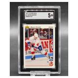 1991-92 Upper Deck Wayne Gretzky Hockey Card #13 SGC 5