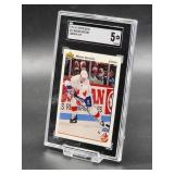 1991-92 Upper Deck Wayne Gretzky Hockey Card #13 SGC 5