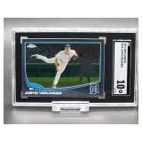 2013 Topps Chrome Justin Verlander Baseball Card #150 SGC 10