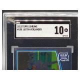 2013 Topps Chrome Justin Verlander Baseball Card #150 SGC 10