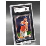 2013 Topps Chrome Jose Altuve Baseball Card #35 SGC 10