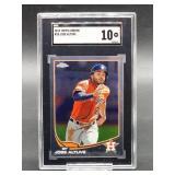 2013 Topps Chrome Jose Altuve Baseball Card #35 SGC 10