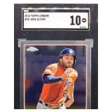 2013 Topps Chrome Jose Altuve Baseball Card #35 SGC 10