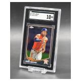 2013 Topps Chrome Jose Altuve Baseball Card #35 SGC 10