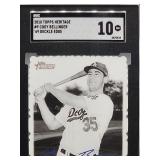 2018 Topps Heritage Cody Bellinger Baseball Card #9 SGC 10