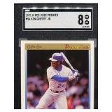 1991 O-Pee-Chee Premier Ken Griffey Jr. Baseball Card #56 SGC 8