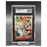 2015 Topps Mike Trout All-Star Baseball Card #AS-3 SGC 10