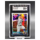 2015 Topps Chrome Jose Altuve Prizm Refractor Baseball Card #151 SGC 10