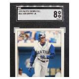 1999 Pacific Crown Collection Ken Griffey Jr. Baseball Card #261 SGC 8