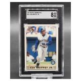 1999 Pacific Crown Collection Ken Griffey Jr. Baseball Card #261 SGC 8